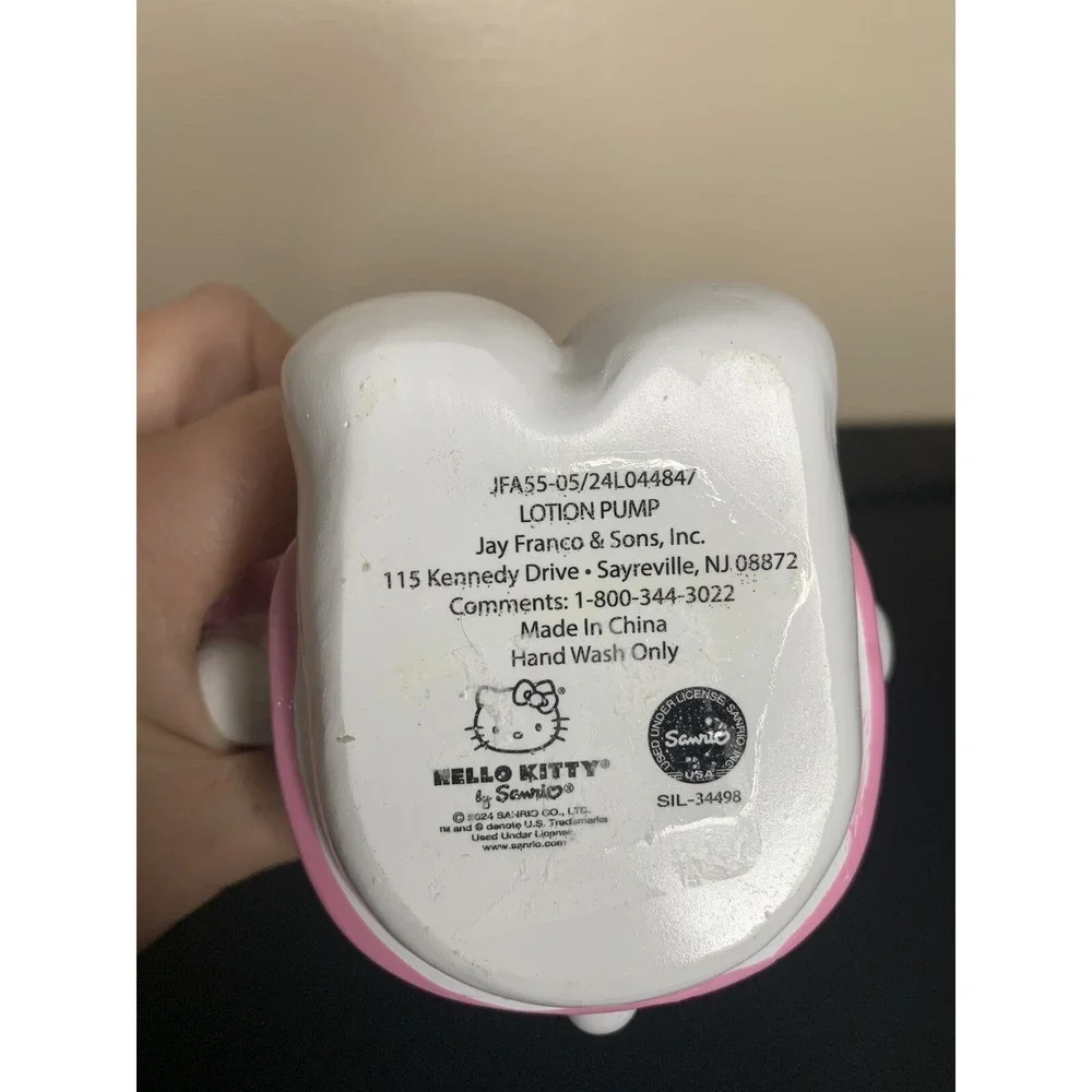Sanrio Hello Kitty Cotton Candy Body Bath Soap Lotion Pump Dispenser (NEW)